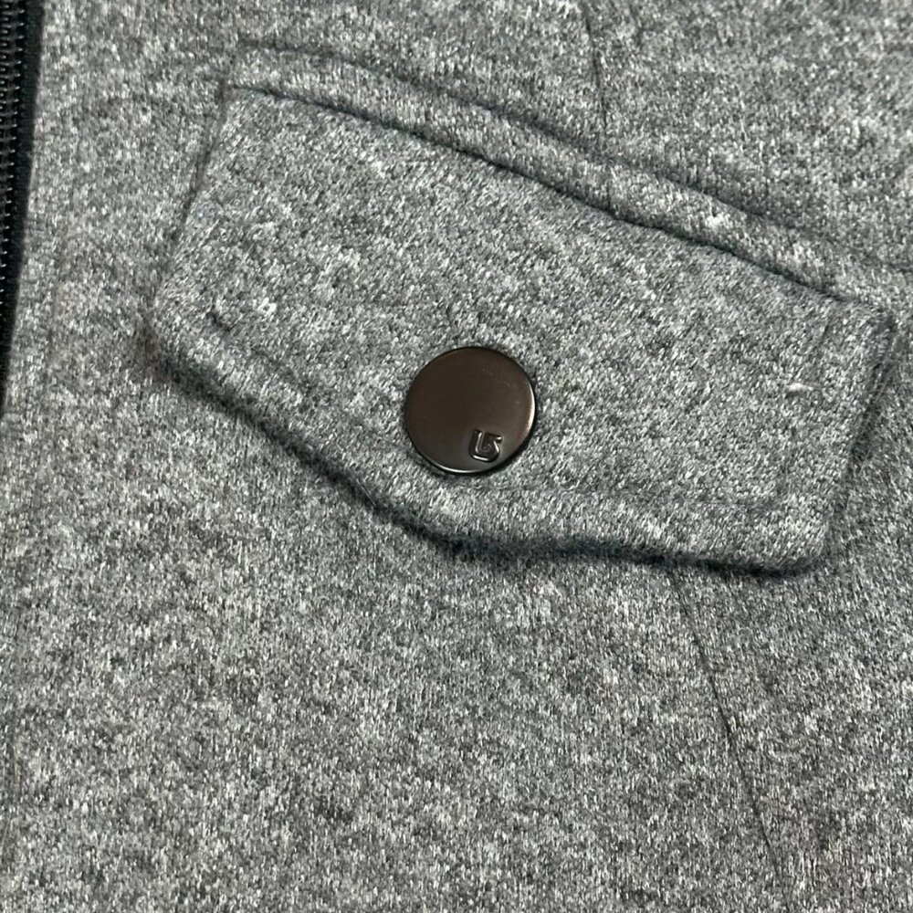 Burton Gray & Black Dry Ride Starr Hooded Zip Snowboard Vest - Small - NWOT - Picture 4 of 11